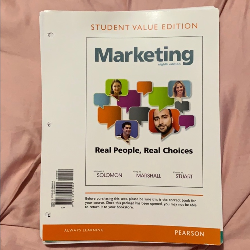 Marketing textbook